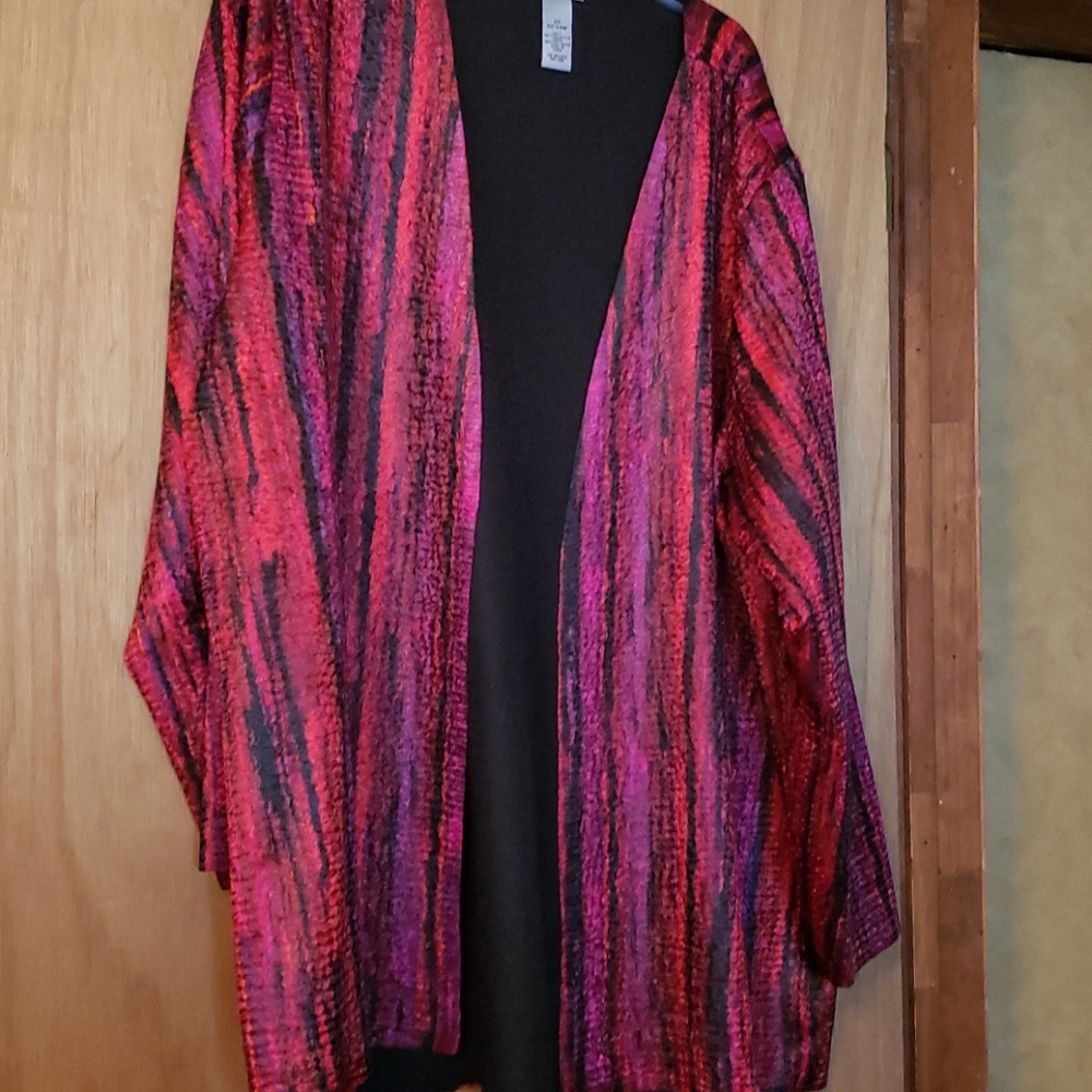 Beautiful shiny dressy reversible jacket